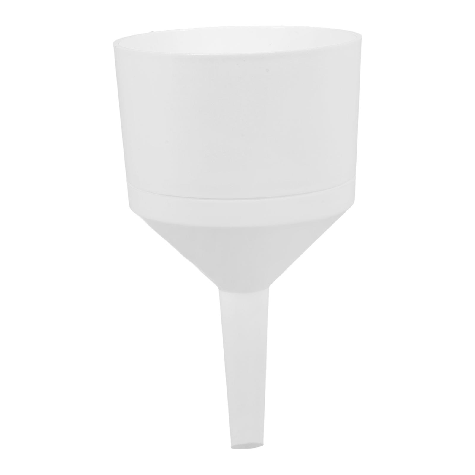 Chemical Filter Funnel Plastic White Laboratory Filtration Tool for Precise Filtering 4.5 x 4.5 x 4.5 Inches