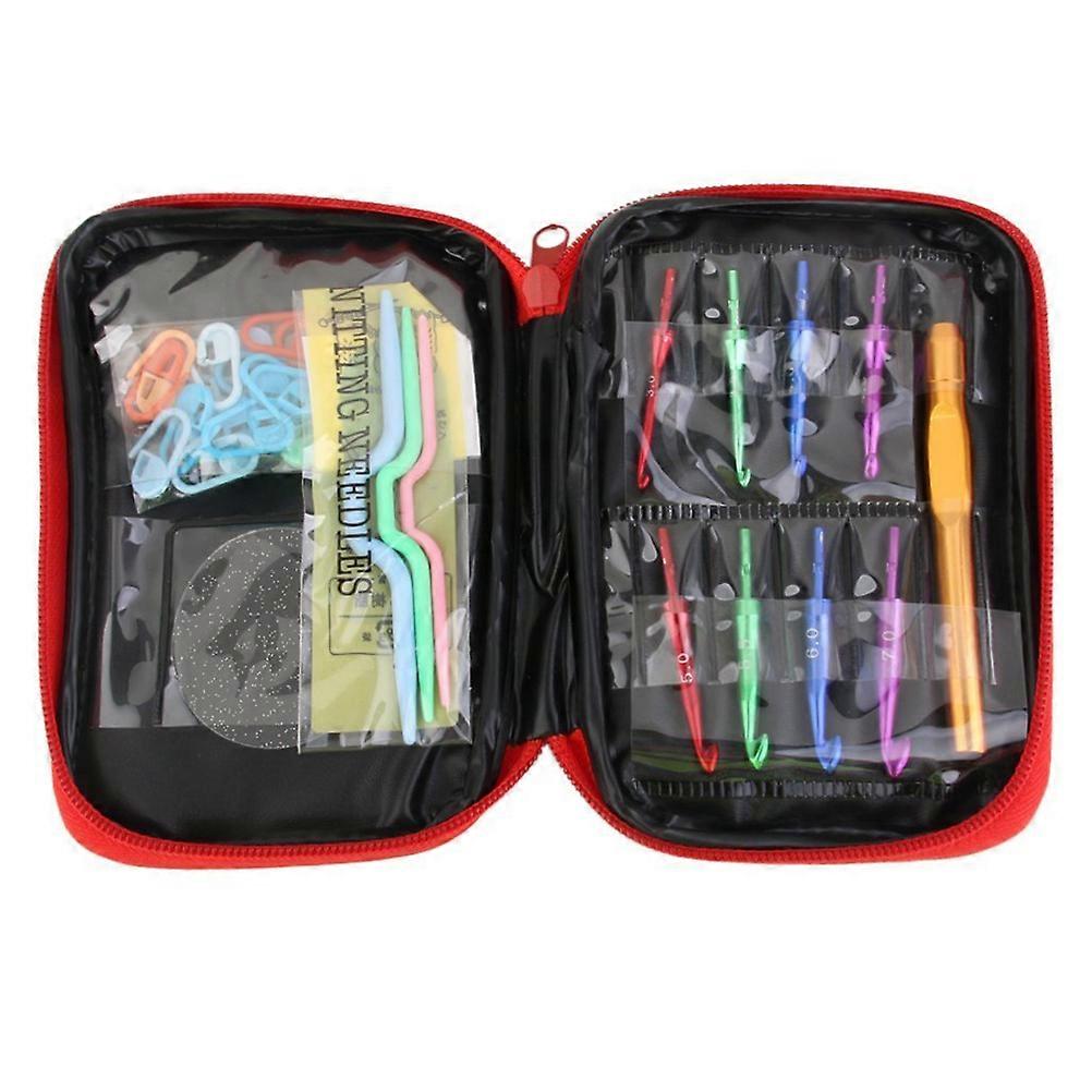 Knitting Needles Set Aluminum Crochet Hook Tools for Knitting