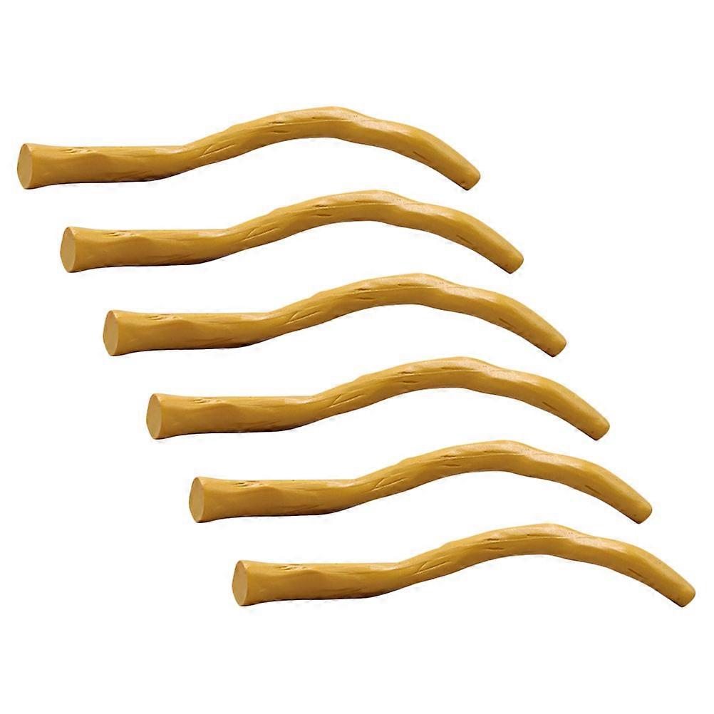 Resin Root Artificial Root Model for Decoration 6Pcs Flowerpot DIY Use