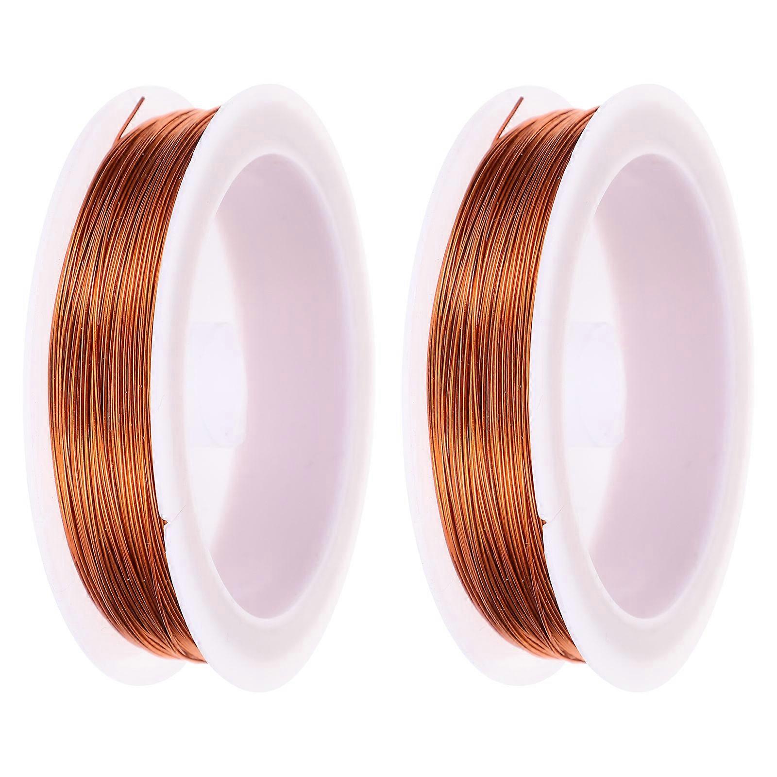 Colored Wire Handmade Iron Wire for DIY Use 2 Rolls for Craft Making