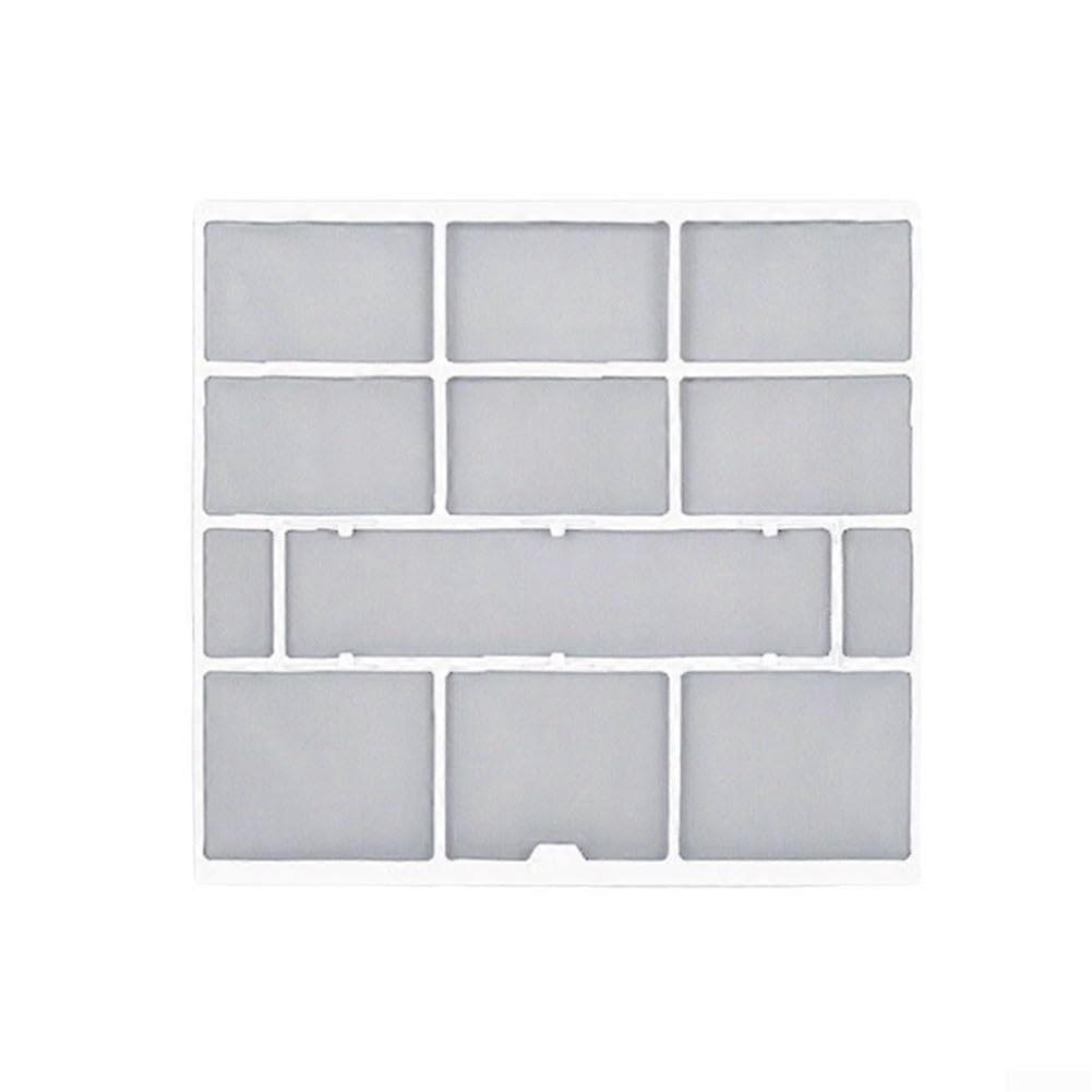 Air Conditioner Dust Filter for Indoor Unit 28.2x26.5cm Reusable AC Dust Screen Durable Plastic