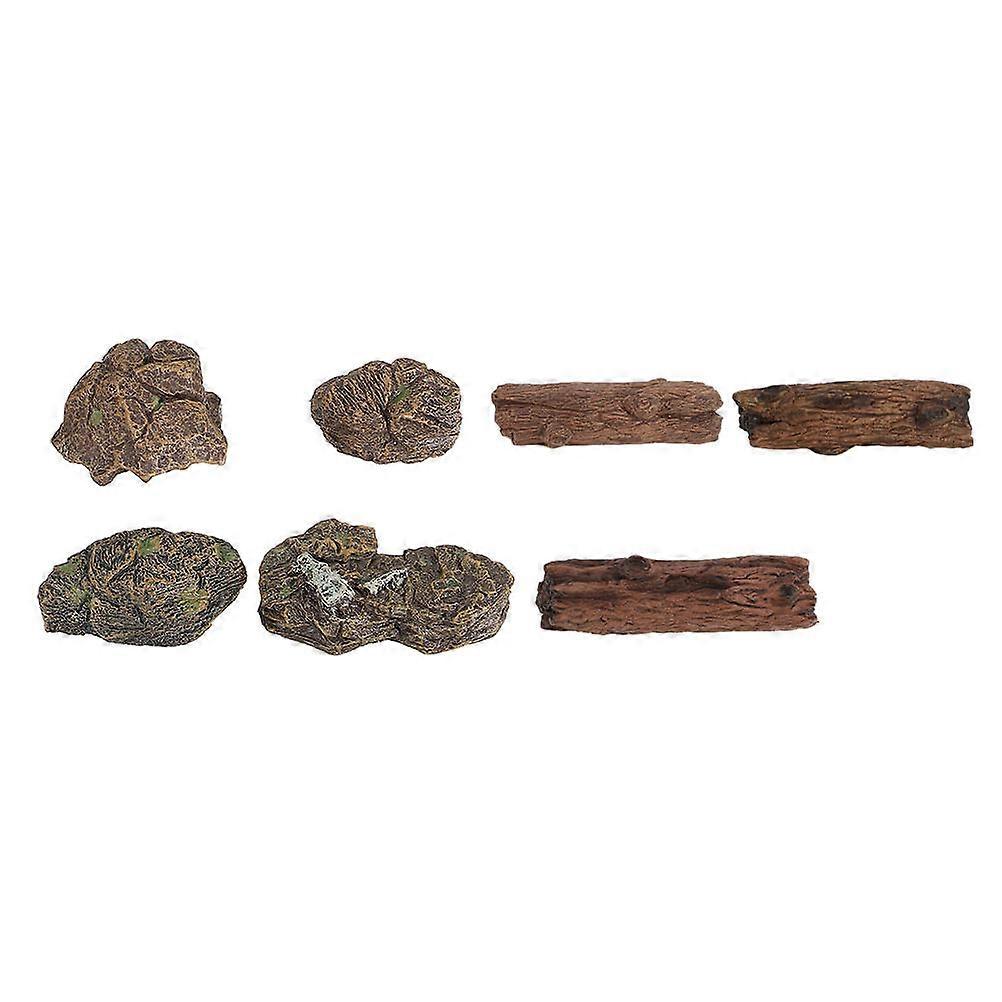 Simulation Micro Landscape Decors Artificial Stones for Decoration Use 7Pcs