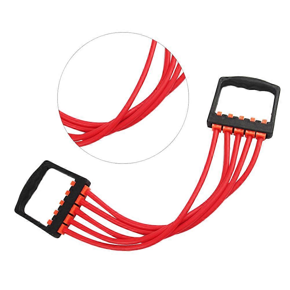 Chest Expander Adjustable Spring Shape Muscle Training Equipments For Home Workout Random Color 1Set