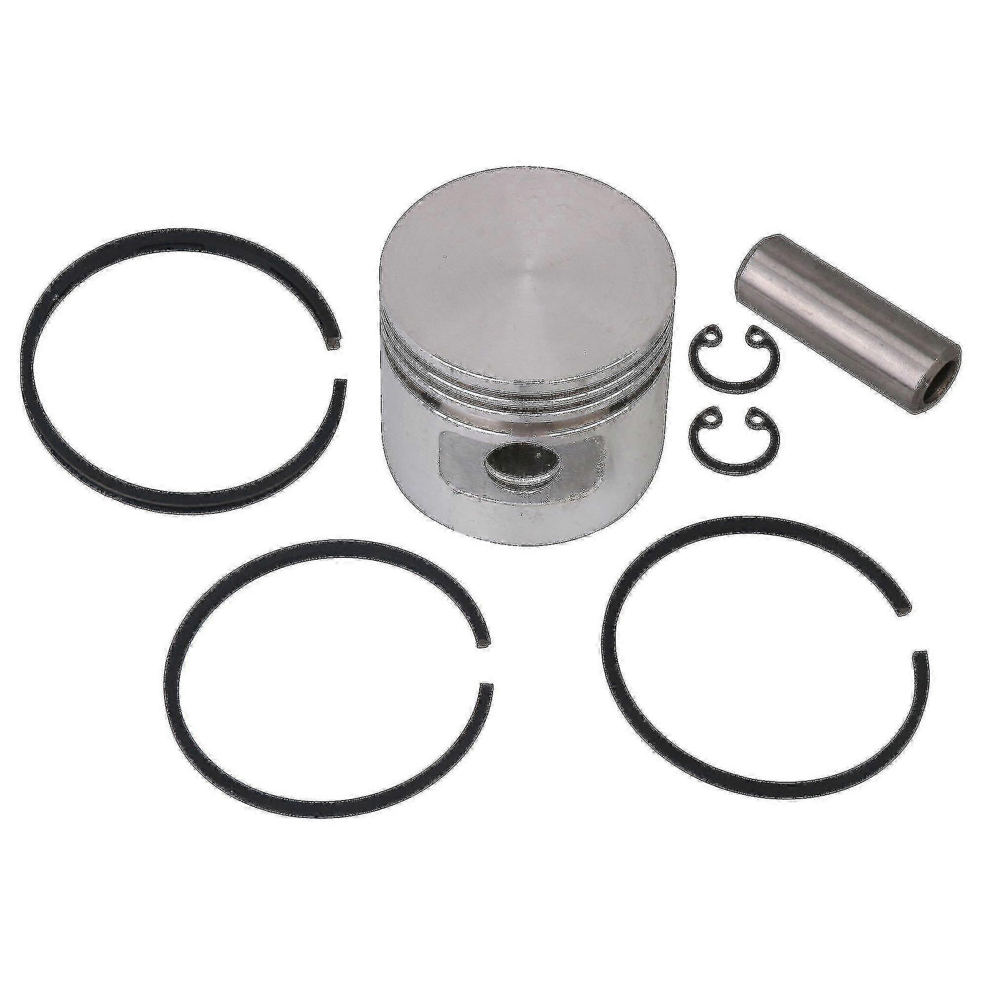 Piston Part Compatible With Air Compressor 47piston Set With Piston Circlip Ring Pin