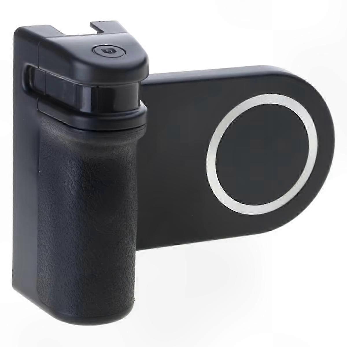Bluetooth Remote Shutter Grip for Phones, Magnetic Wireless Camera Handle with Self-Timer Function