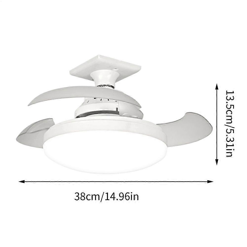 Ceiling Fans with Lights and Remote Remote Control Retractable Ceiling Fan Multi-Functional Noiseless Blower Space-Saving Device
