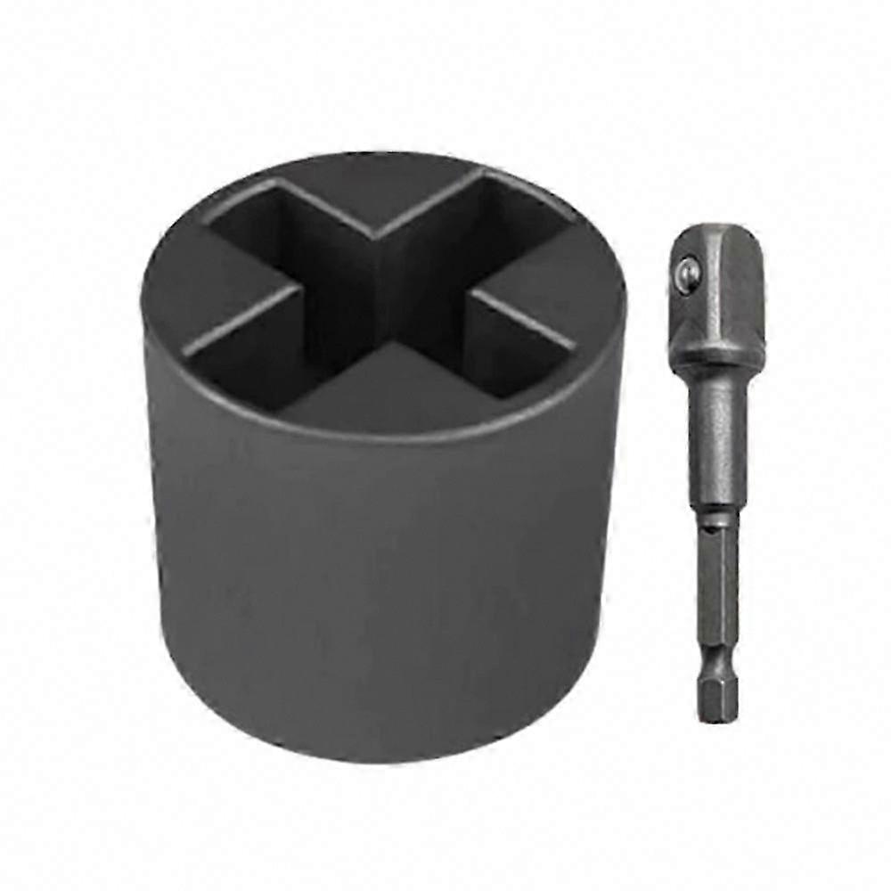 Jack Socket Drill Adapter, Heavy Duty Car Drill Adapter for Labor Saving