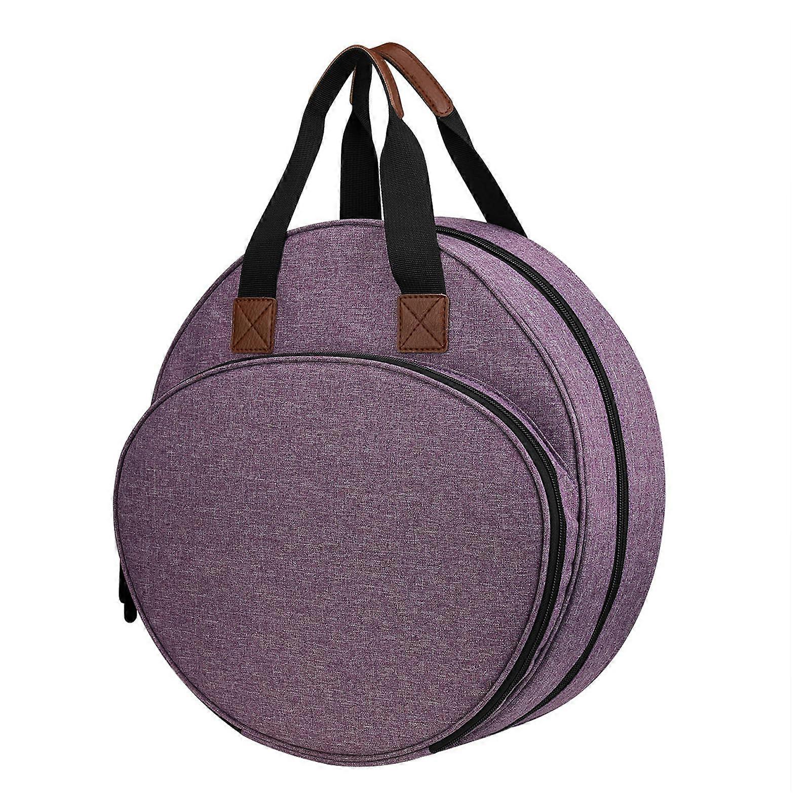 Embroidery Organizer Bag with Double Layer Large Capacity for Cross Stitch Threads and Tools