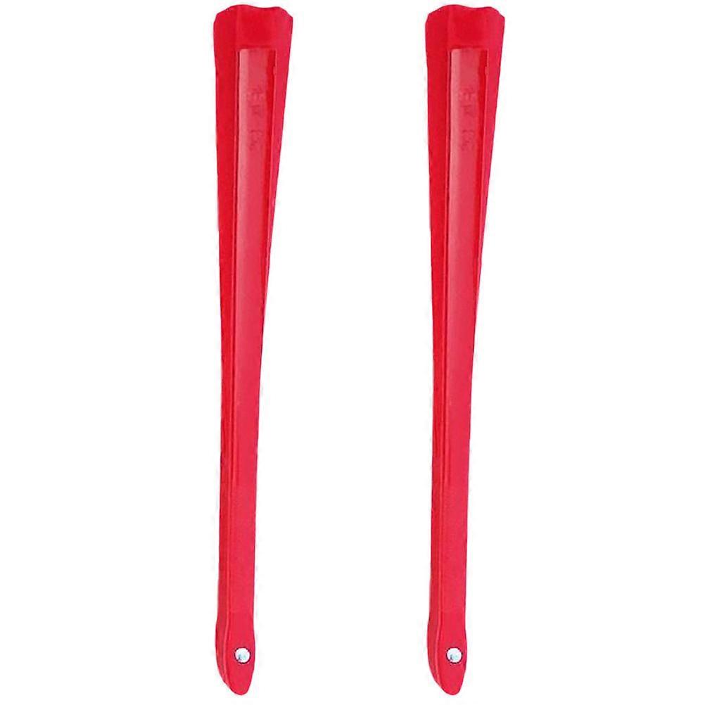 Folding Fan Chinese Dance Hand Fan for Performance 2Pcs Red Plastic Nylon