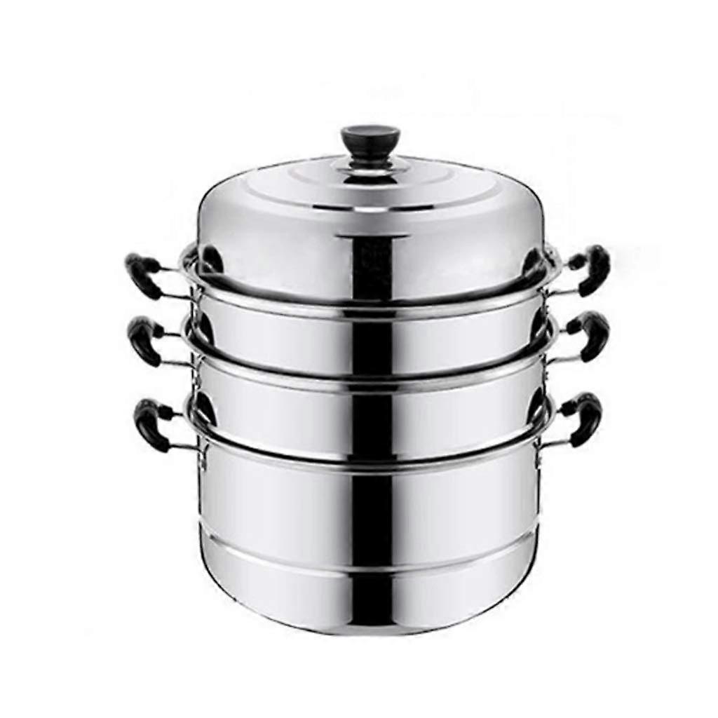 4 Layer Stainless Steel Steamer Pot Thickened MultiLayer Induction Cooker for Home Cooking