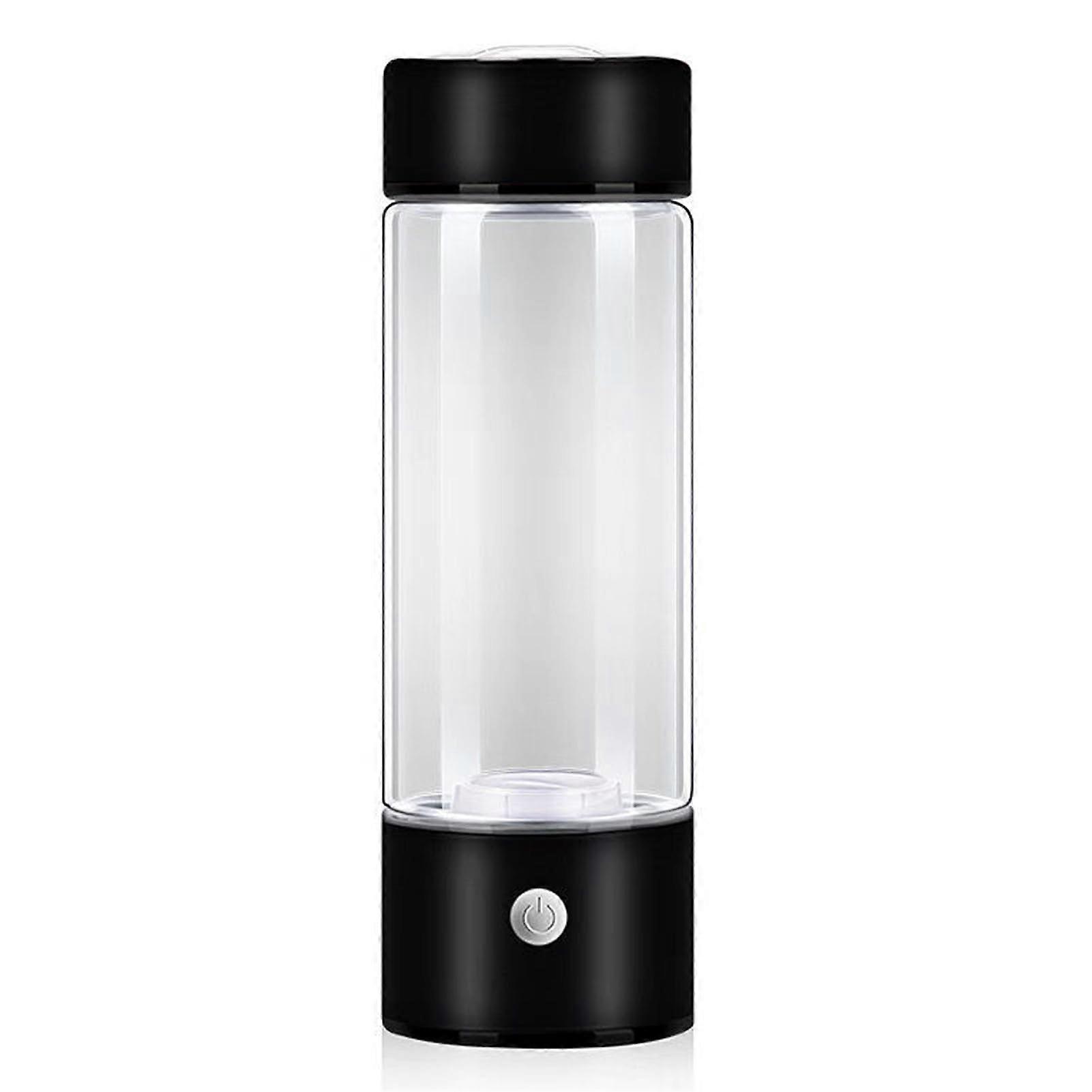 Hydrogen Water Bottle Generator 420ml SPE Technology AntiAging  Antioxidant Black Cup