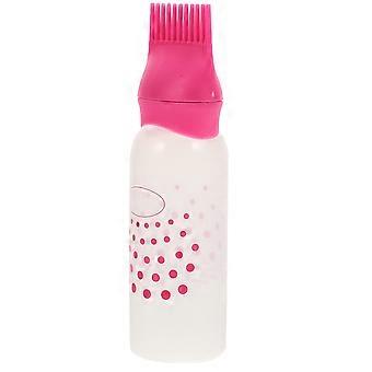 Hairdressing Hair Applicator Dry Cleaning Bottle for Storage Use 3Pcs Rosy