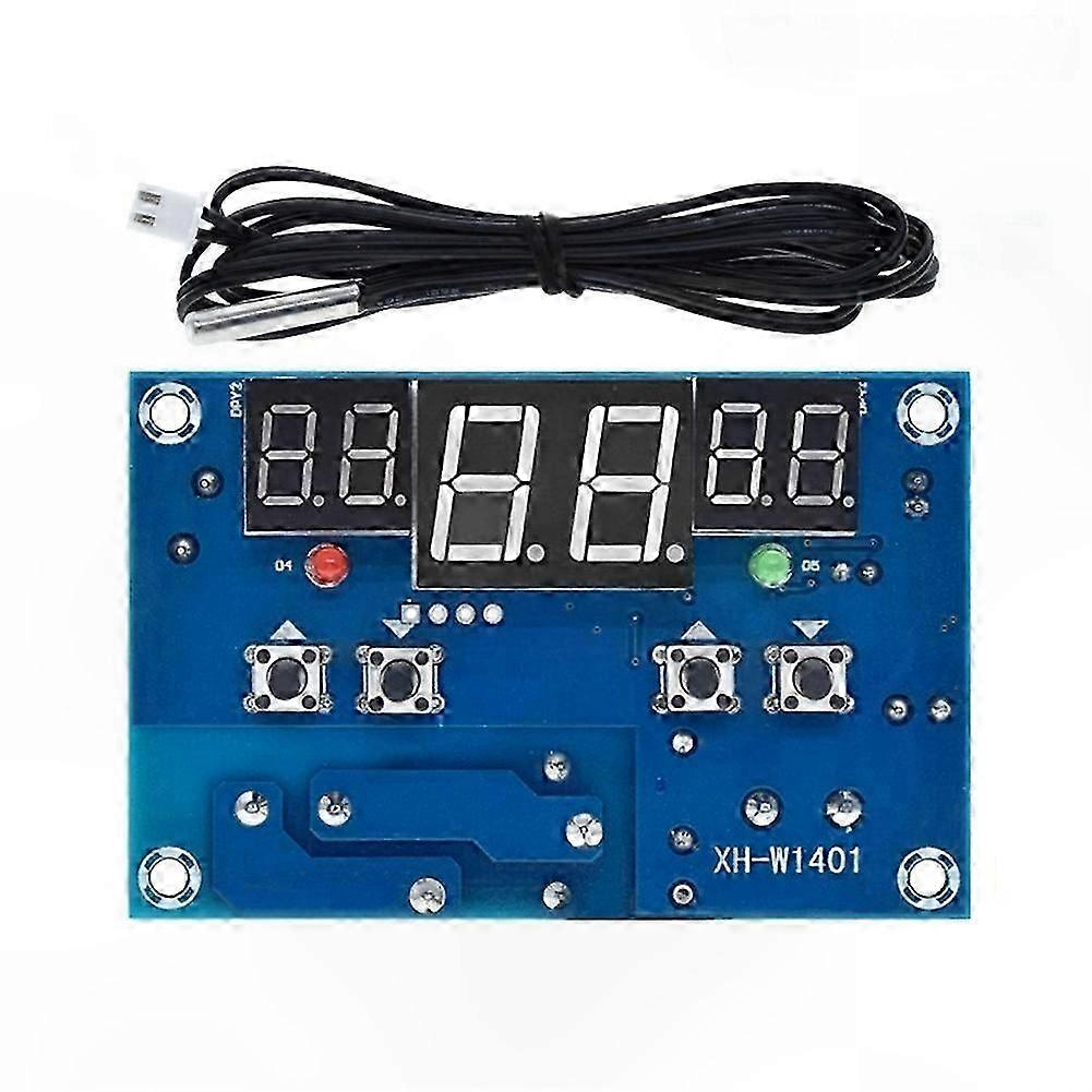 Digital Thermostat with LED Display, Temperature Controller Featuring Waterproof Sensor Probe for Circuit Management