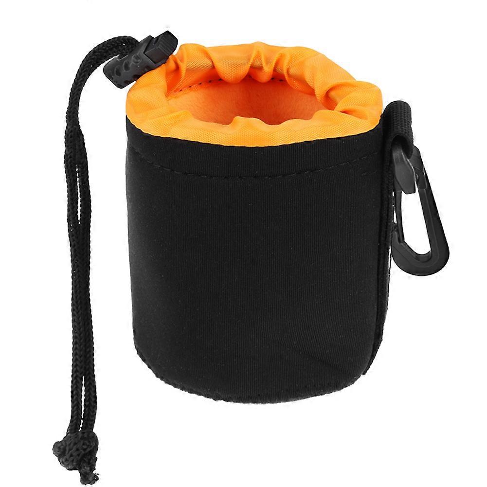 Waterproof Soft Neoprene Camera Lens Pouch Bag Drawstring Protector Case