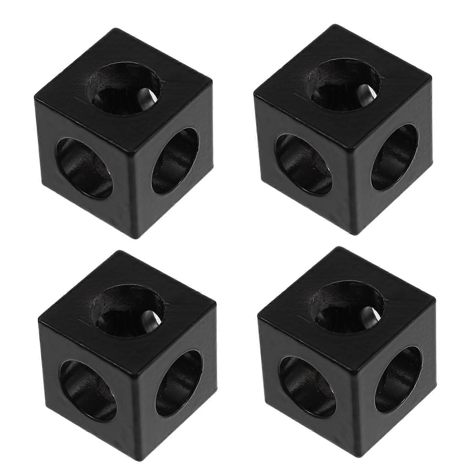 2020 Aluminum Extrusion Corner Bracket Clamp for 3D Printer Frame, Rigid Cube Connector, 4pcs