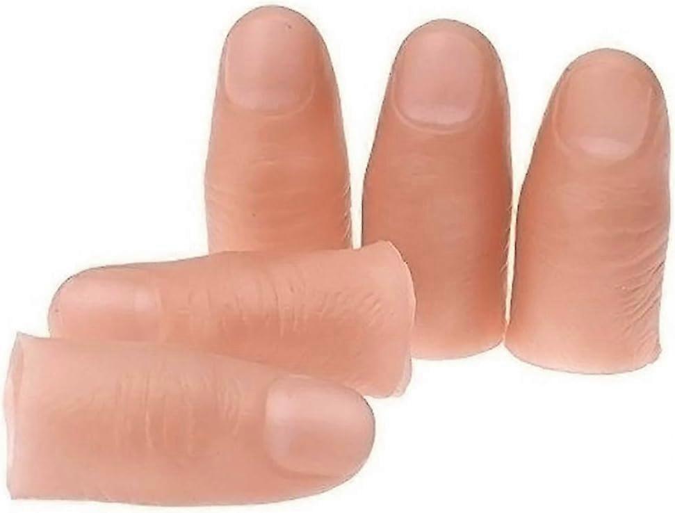 5Pcs Magic Trick Finger Tips Set for Magicians, Invisible Performance Design, Durable Reusable Props