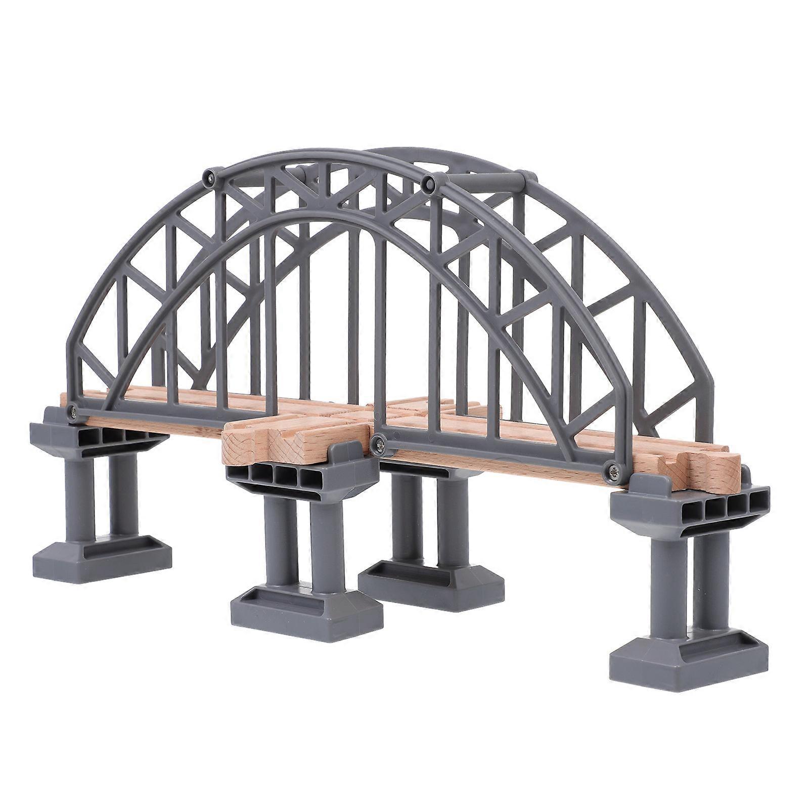 Kids Plastic Toy Train Track Bridge Accessory for Learning 1Pcs