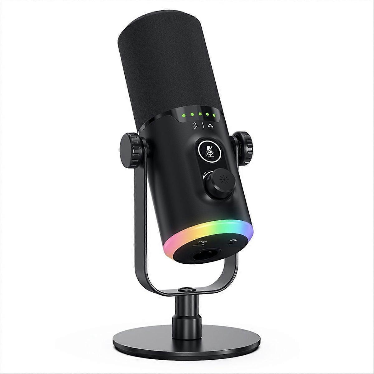 Computer Microphone Microphone RGB Dynamic Mai XLR/USB