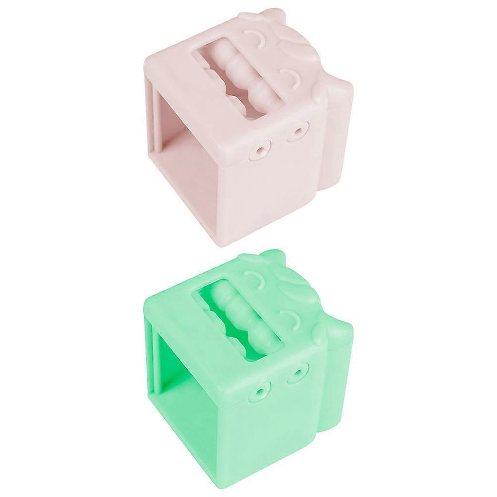 Melon Ox Pattern Hand Peeling Machine for Home 2Pcs Assorted Color