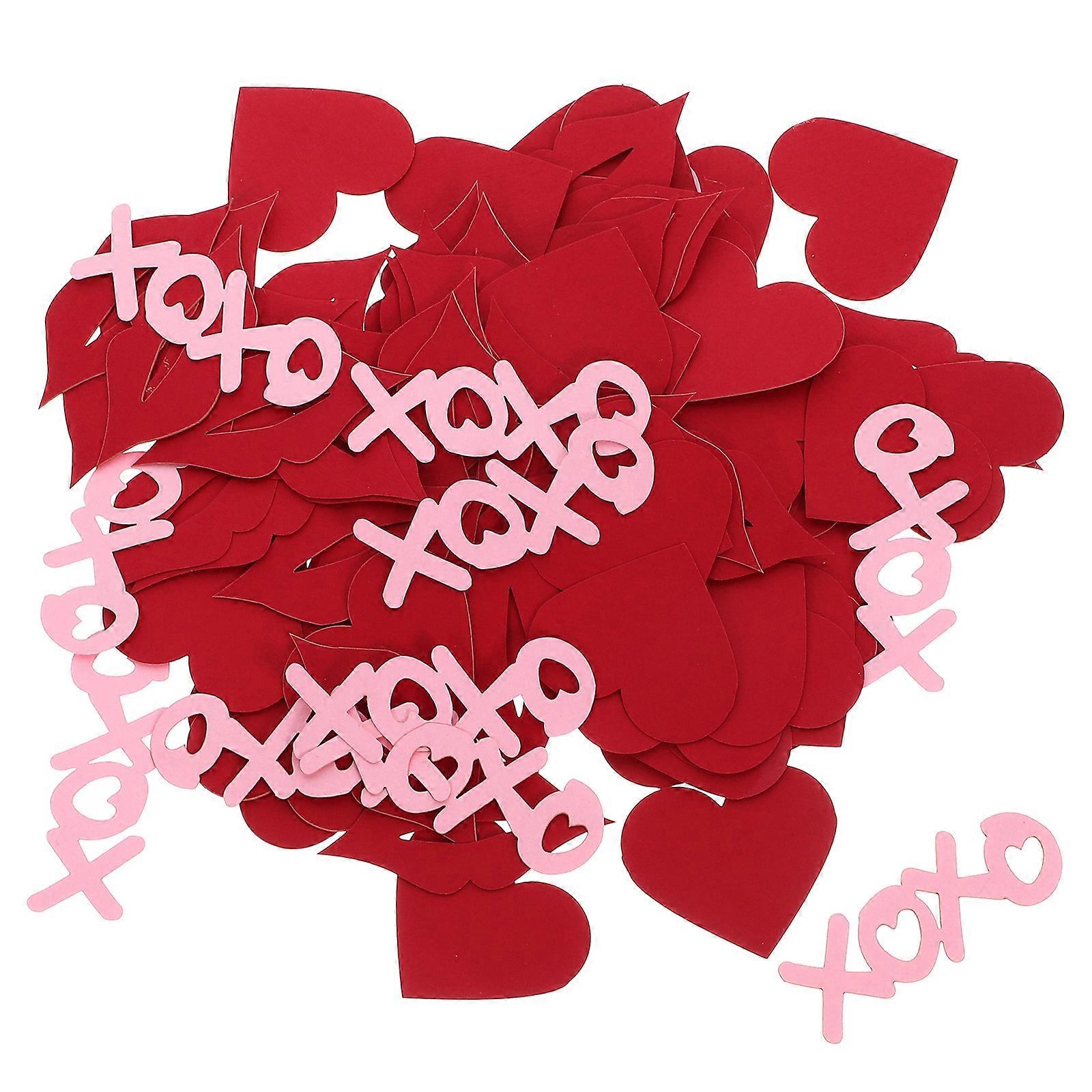 Wedding Confetti Paper Confetti for Table Decor 1Set with Creative Heart Shapes