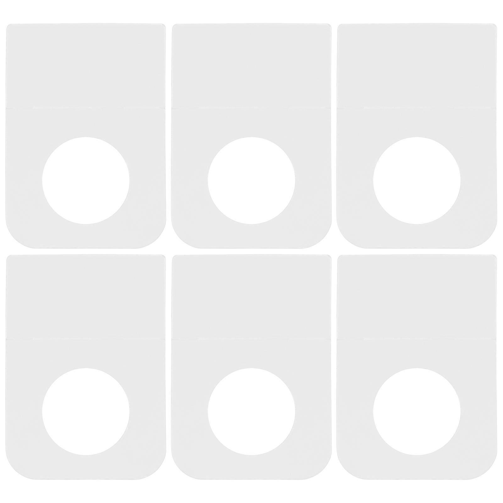 Self Adhesive Hanging Tags for Product Display Transparent 2000Pcs