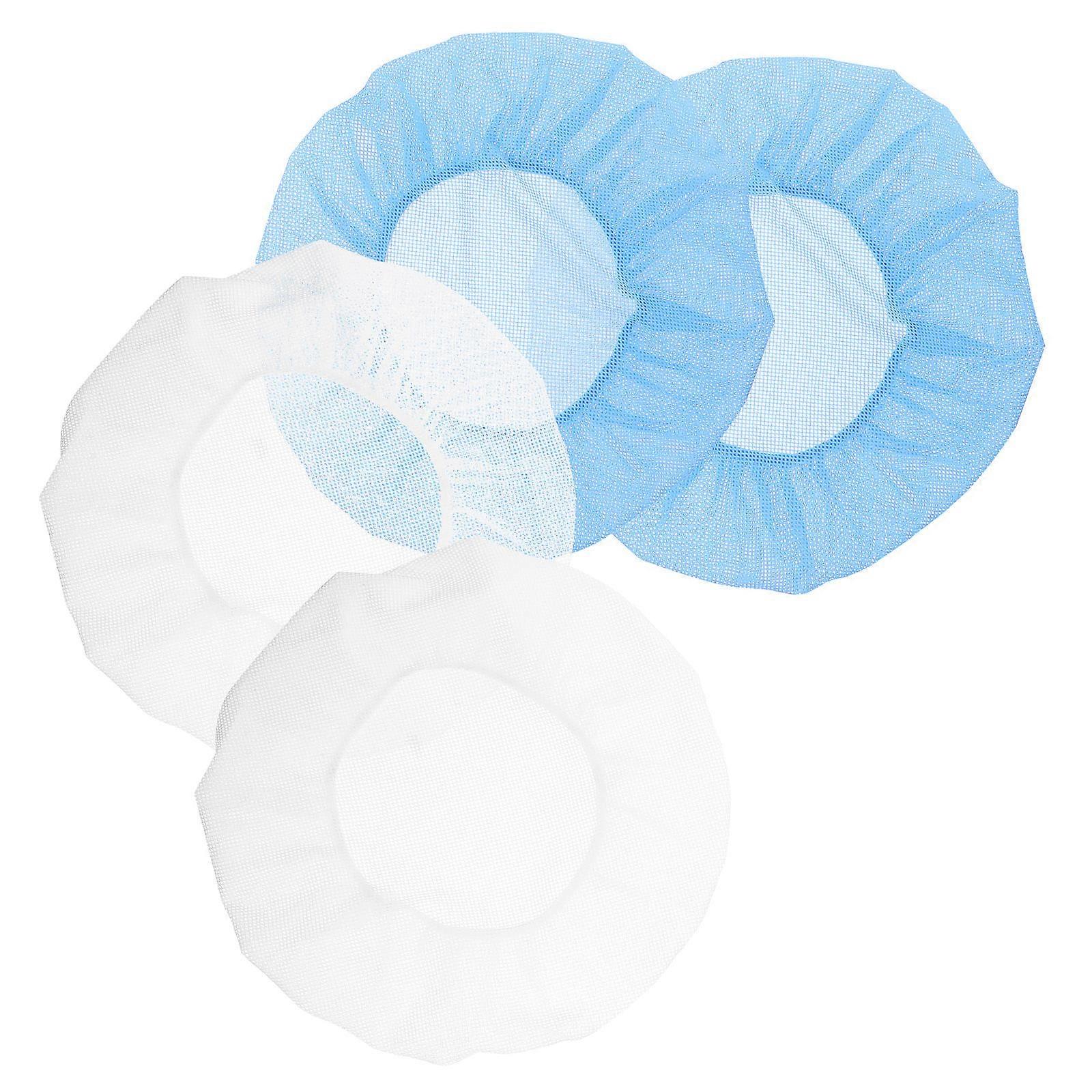 Waiter Working Hat Mesh Chef Cap for Kitchen Food Service 4Pcs