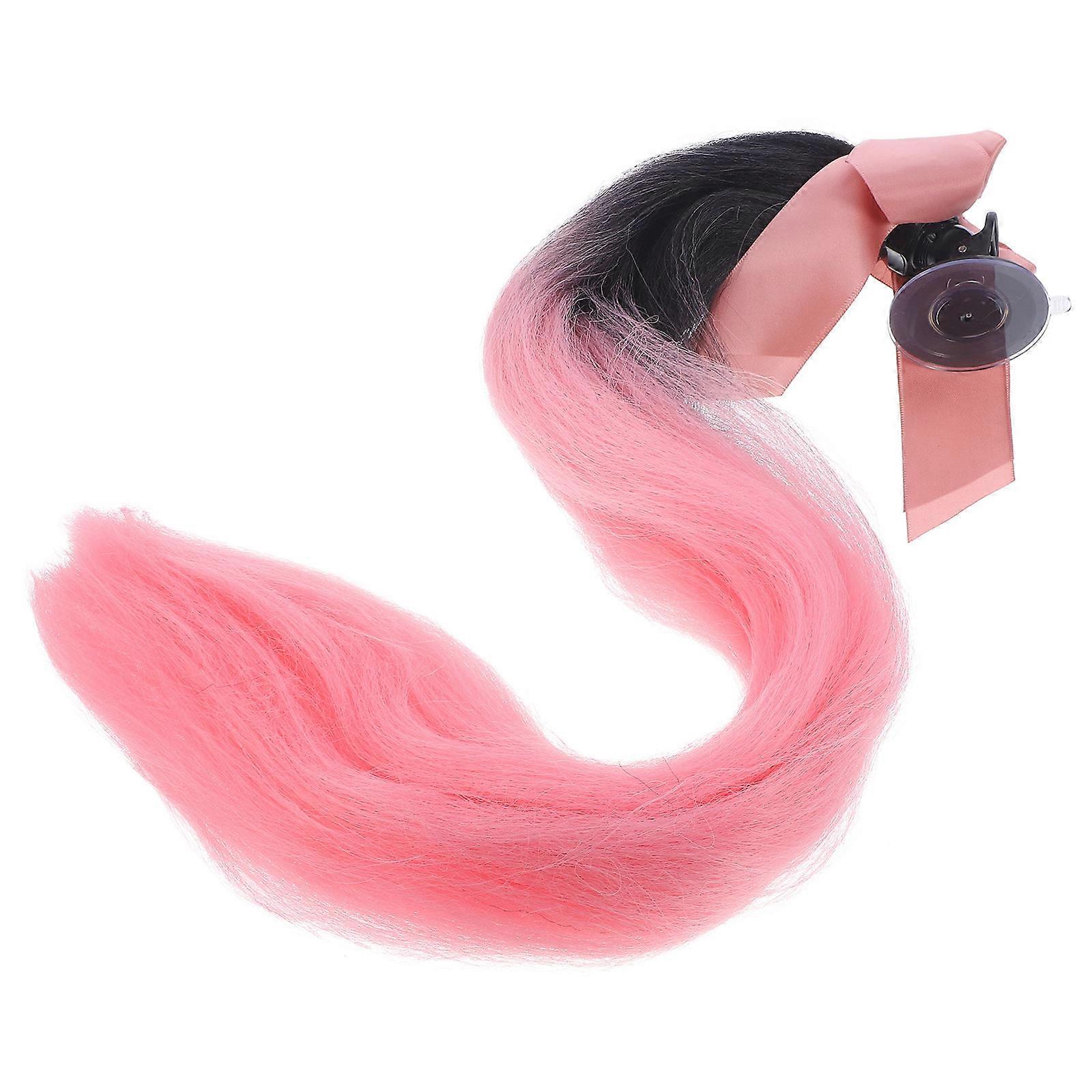 Braid Ponytail Wig for Decorative Accessory Suction Cup