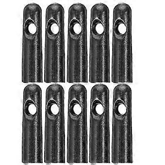 10 pezzi di perline di coda per ombrello in metallo, coperture in osso, perline di coda per ombrello di ricambio, edizione 0301