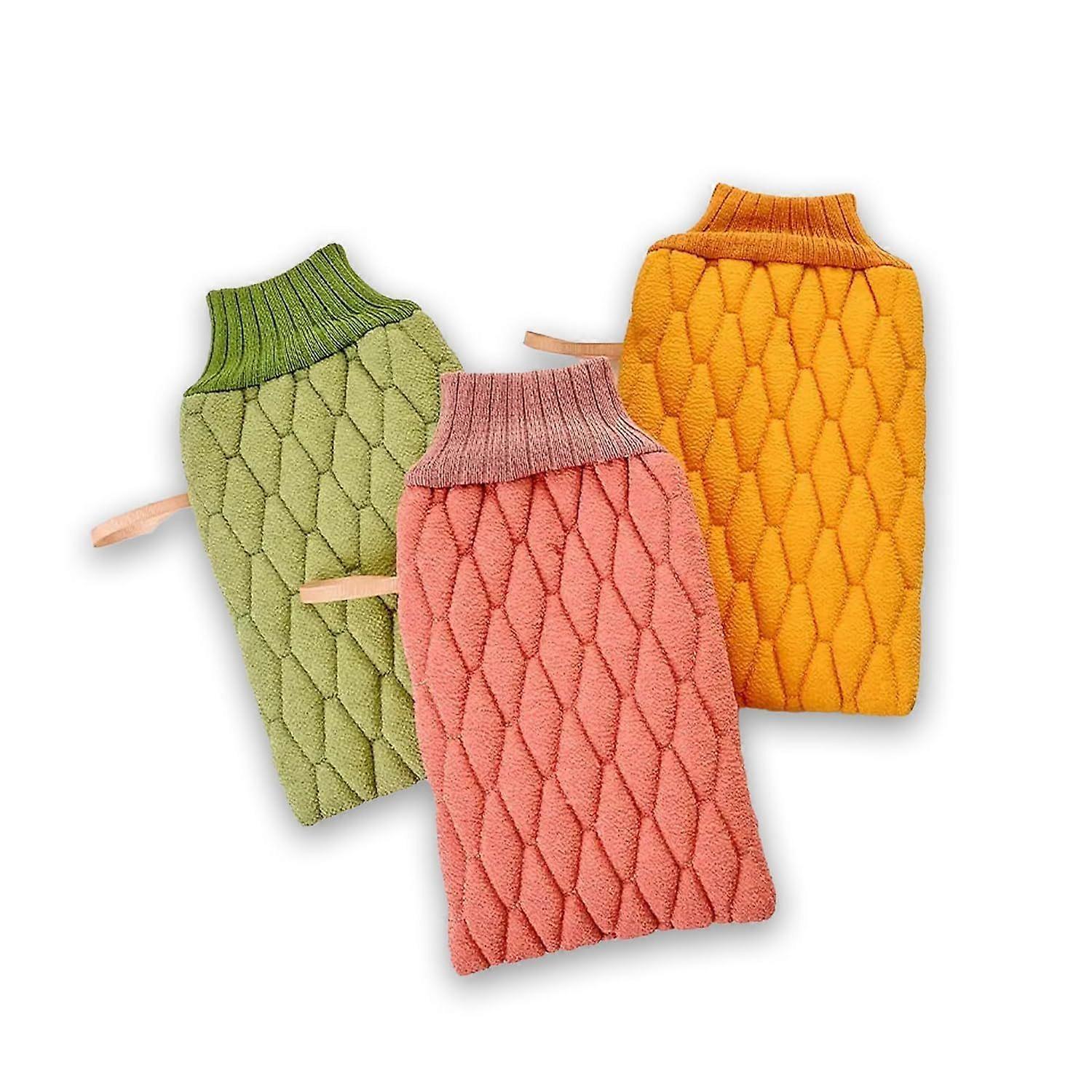Tiefenpeeling-Handschuhe, 3er-Pack