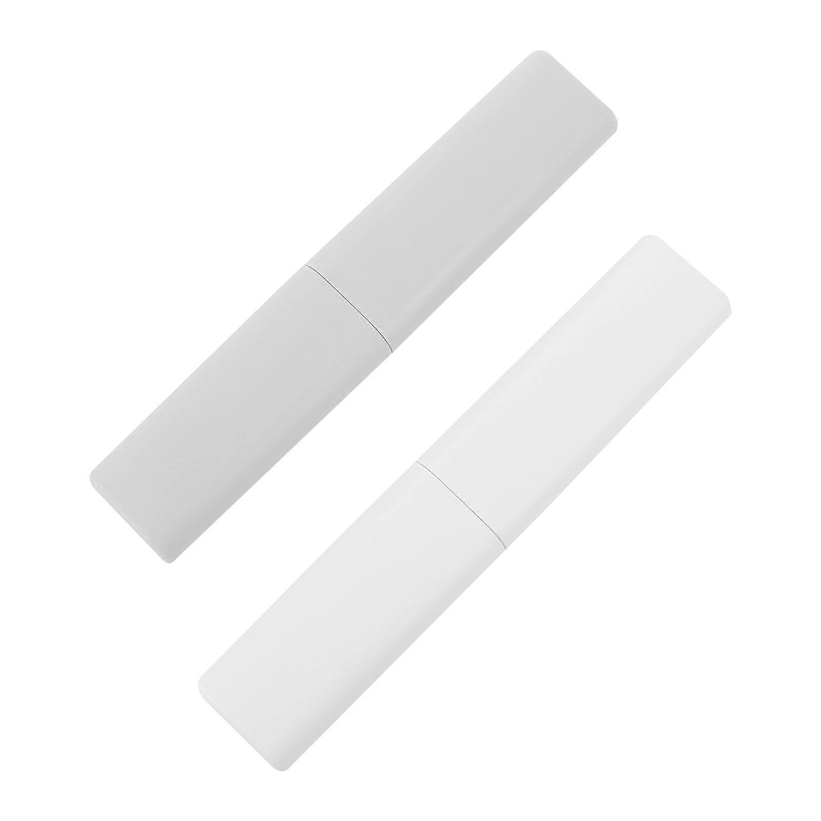 Toothbrush Storage Box Plastic Toothbrush Container for Storage 2Pcs