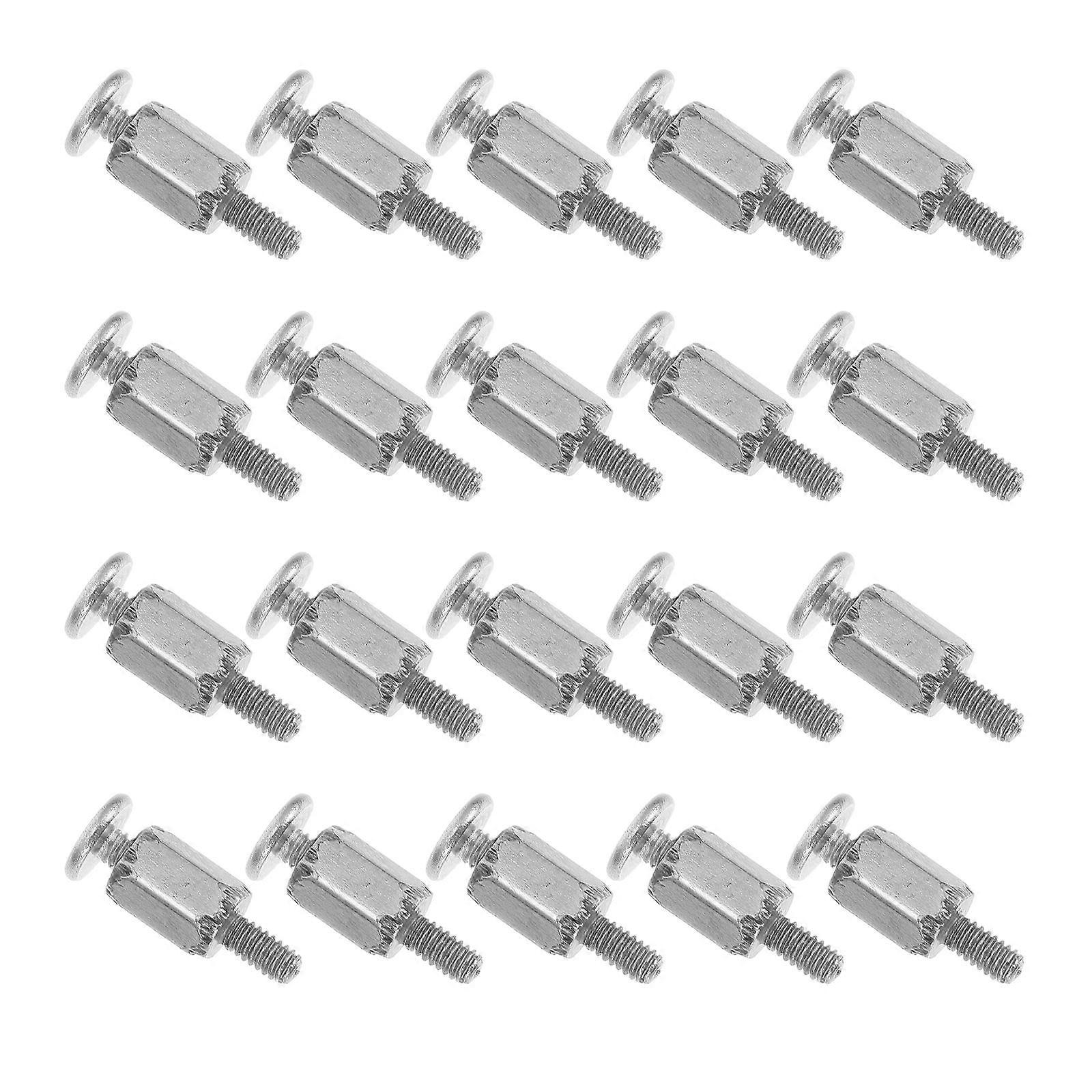 20 PCS SSD M.2 Mounting Screw Replacement SSD Standoff Mounting Accessory