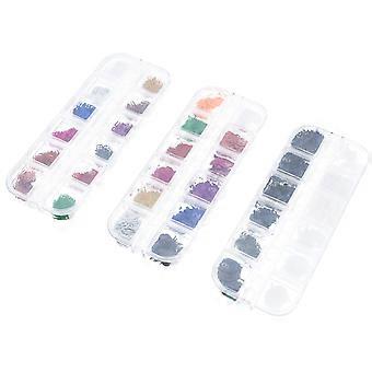 Halloween-Nagelsticker, 3er-Packung, Festival-Maniküre-Sticker zur Dekoration