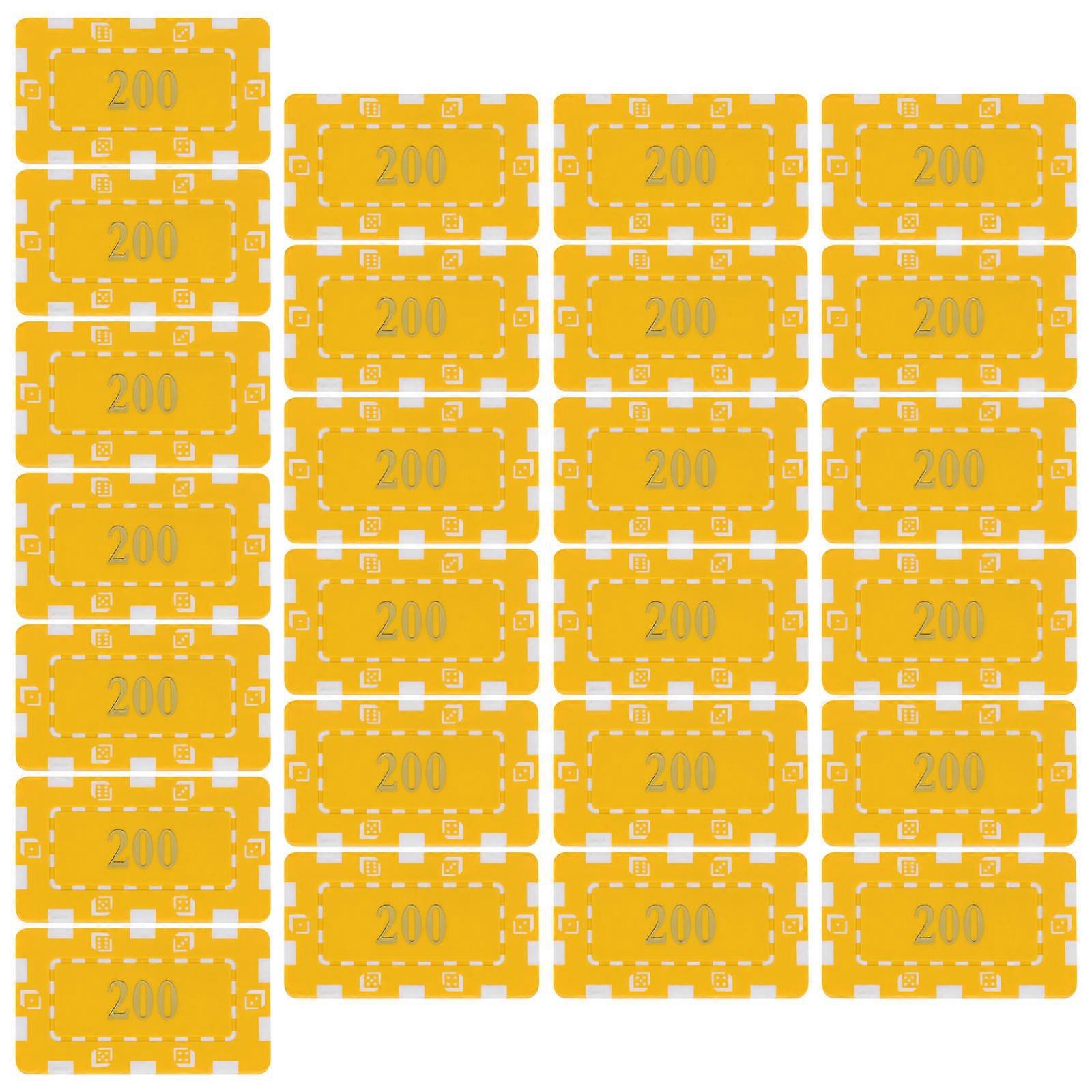 Plastic Chips 25Pcs Game Counters for Counting Use with Smooth Surface
