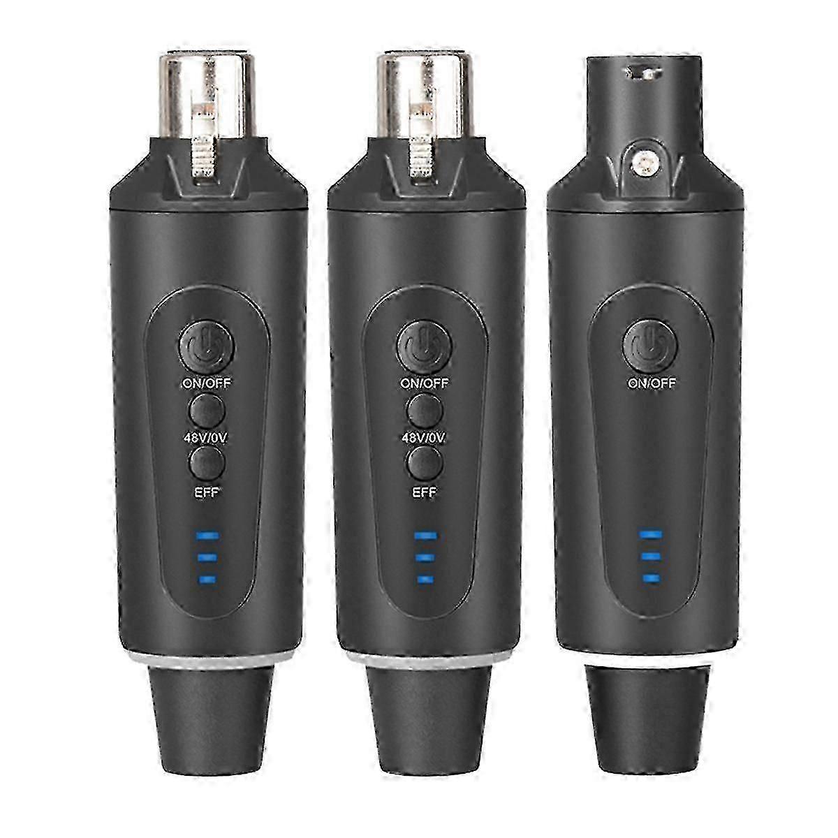 Wireless Microphone System Wireless Transmitter Receiver XLR Mic Converter Adapter Automatic Microp