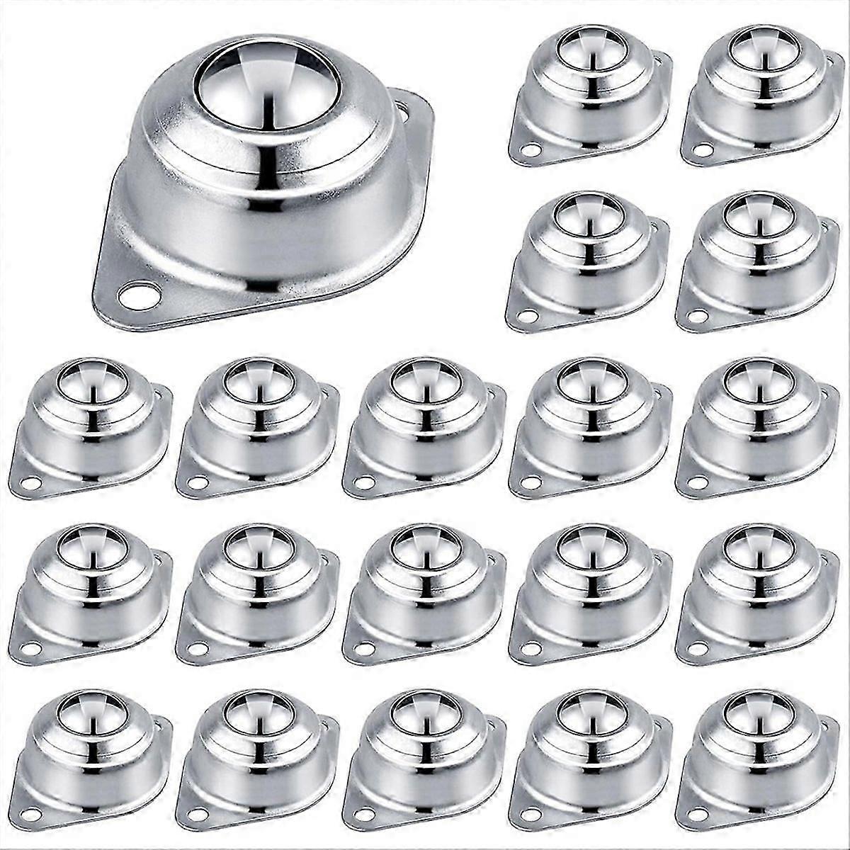 Conveyor Rollers, 1Inch Support Roller Bearings, 20 PCS Roller Balls