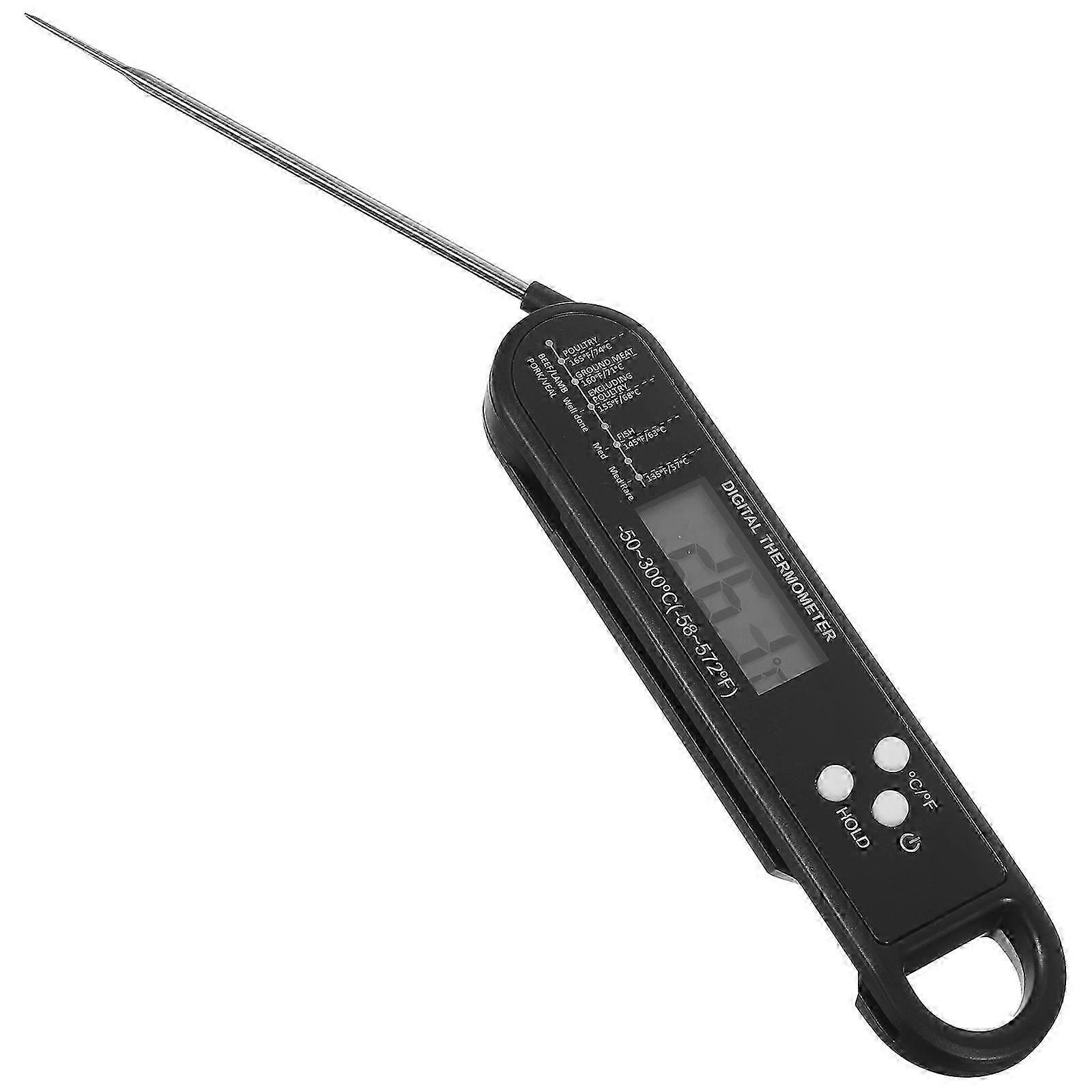 Digital Meat Thermometer Stainless Steel Bbq Probe for Precise Temperature
