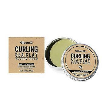 Hair Clay Pomade - Hair Styling Clay for Men Women, Curling Sea Clay with 100% All Natural Ingredients, Promote Hair and Scalp Health, Fluffy Hold
