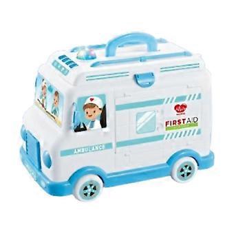 Kids Ambulance Doctor Kits Educational Learning Toy with Sound and Light Role AU