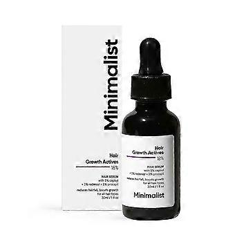 Minimalist Hair Growth Actives 18% Hair Growth Serum boosts growthfor all hair types 30ml