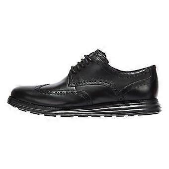 Cole Haan Original Grand Wingtip Oxford leren herenschoenen in zwart