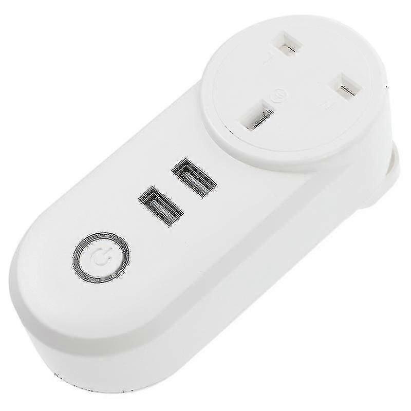 1pc Wireless Smart Outlet Switch Power Socket Remote Control Smart Socket (uk Plug)