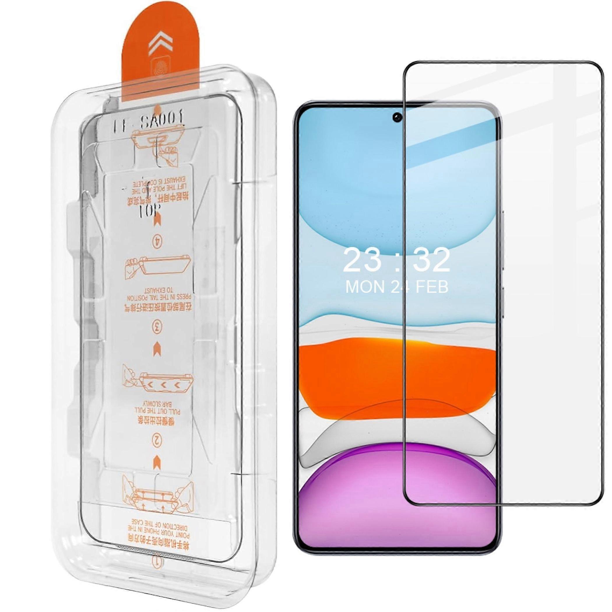 Easy Install screen protector for Xiaomi Poco X8 Pro with application aid, 9H screen protection