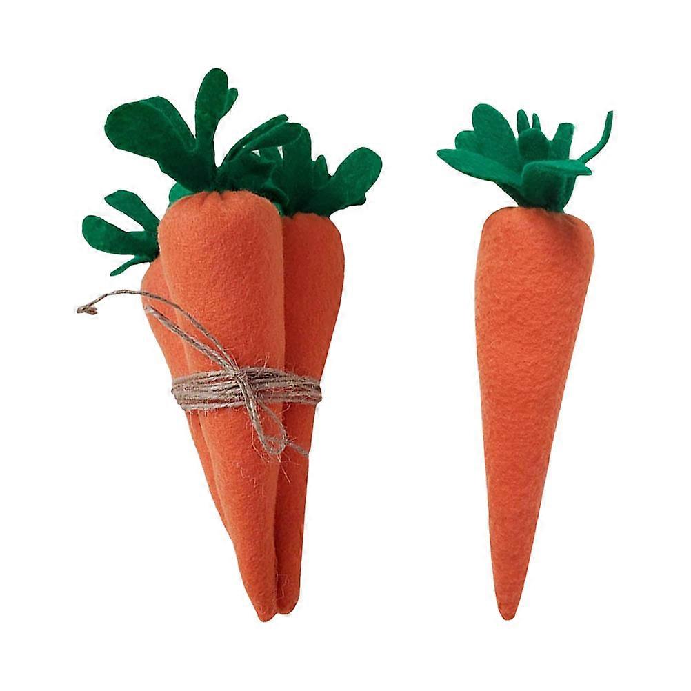 4pcs Easter Artificial Carrot Simulation Carrots Decor Carrot Easter Decor