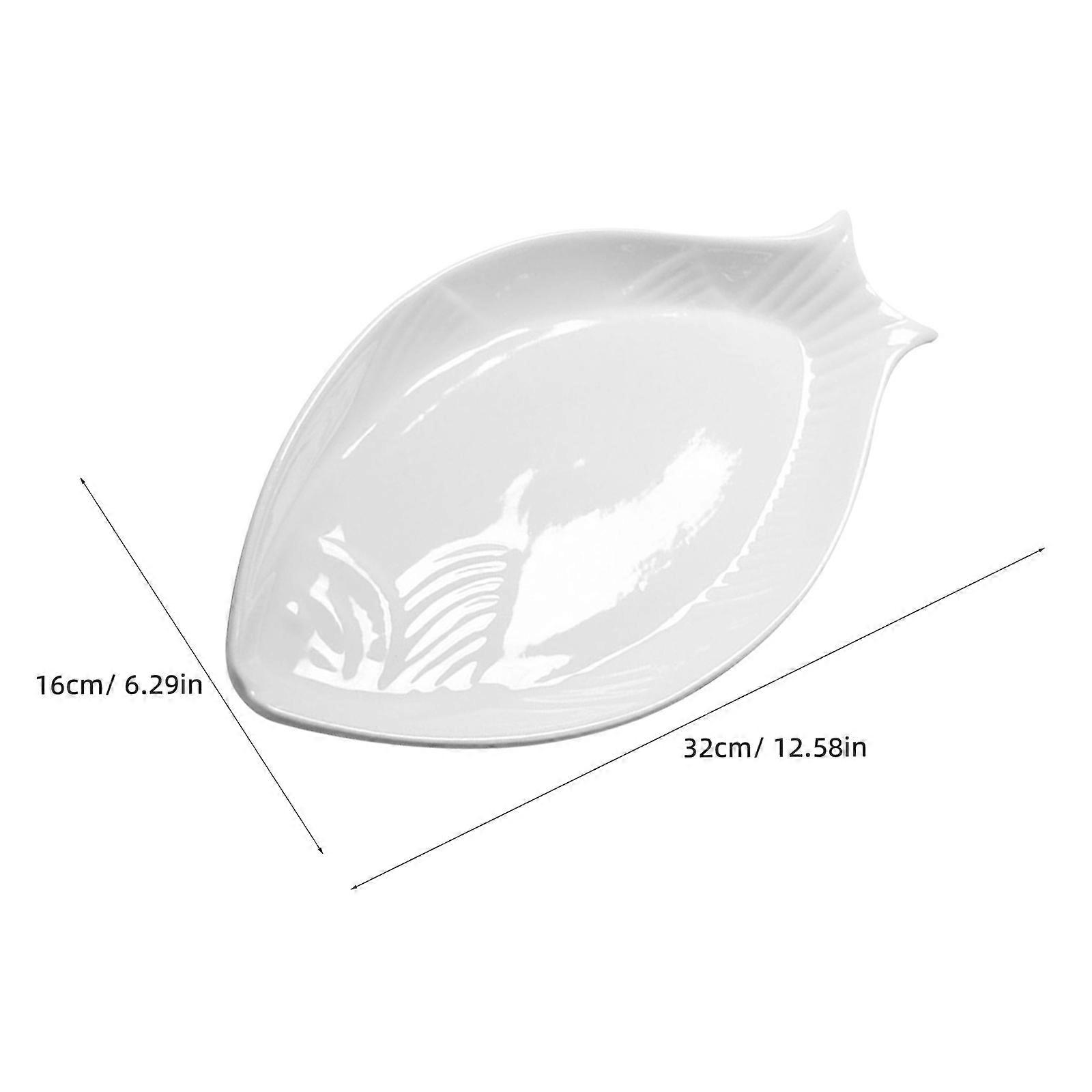 Serving Platter Dish Ceramic Fish Tray Serving Platter Personalized Ceramic Dinner Plate