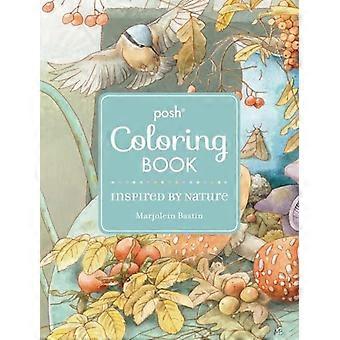 Elegante libro para colorear para adultos: inspirado en la naturaleza