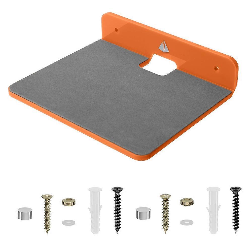 Speaker Wall Mounted Storage Bracket for Small and Medium-Sized Speakers, Wall Mounted Display Base Fixed Bracket Orange