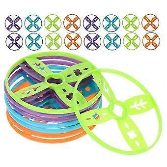 24pcs Flying Disc Refill Set: Compatible with Most Handheld and Foot-Powered Flying Disc Toys - Outdoor Game Accessories For Kids - Endless Fun