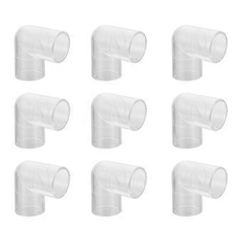 Fish Tank Tube Elbow Connector for Connecting 30Pcs Plastic Hose Connectors