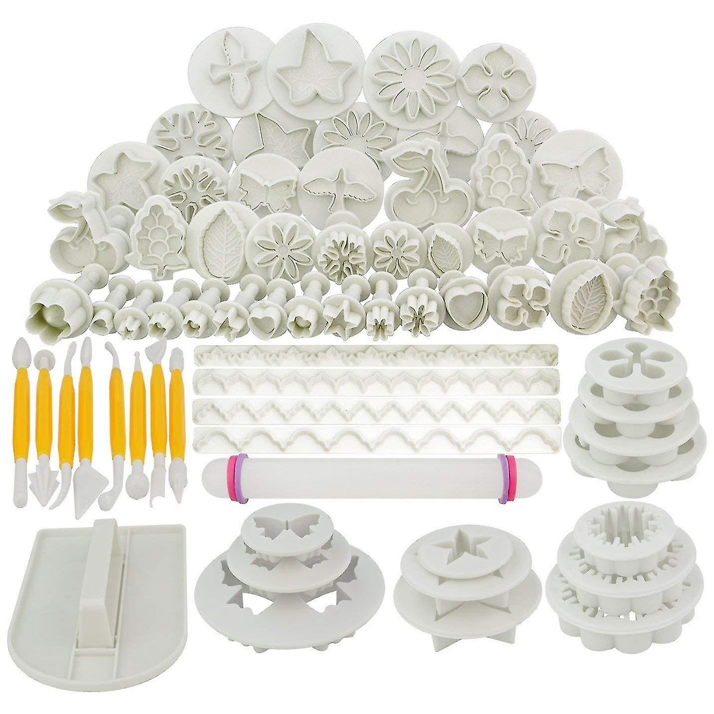 68pcs Cake Bakeware Sugarcraft Icing Decoration Kit A
