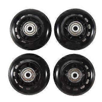 4Pcs Roller Skates Rubber Wheels Anti-Skid Mute Wear-Resistant Roller Skates Roller Skate Accessorie